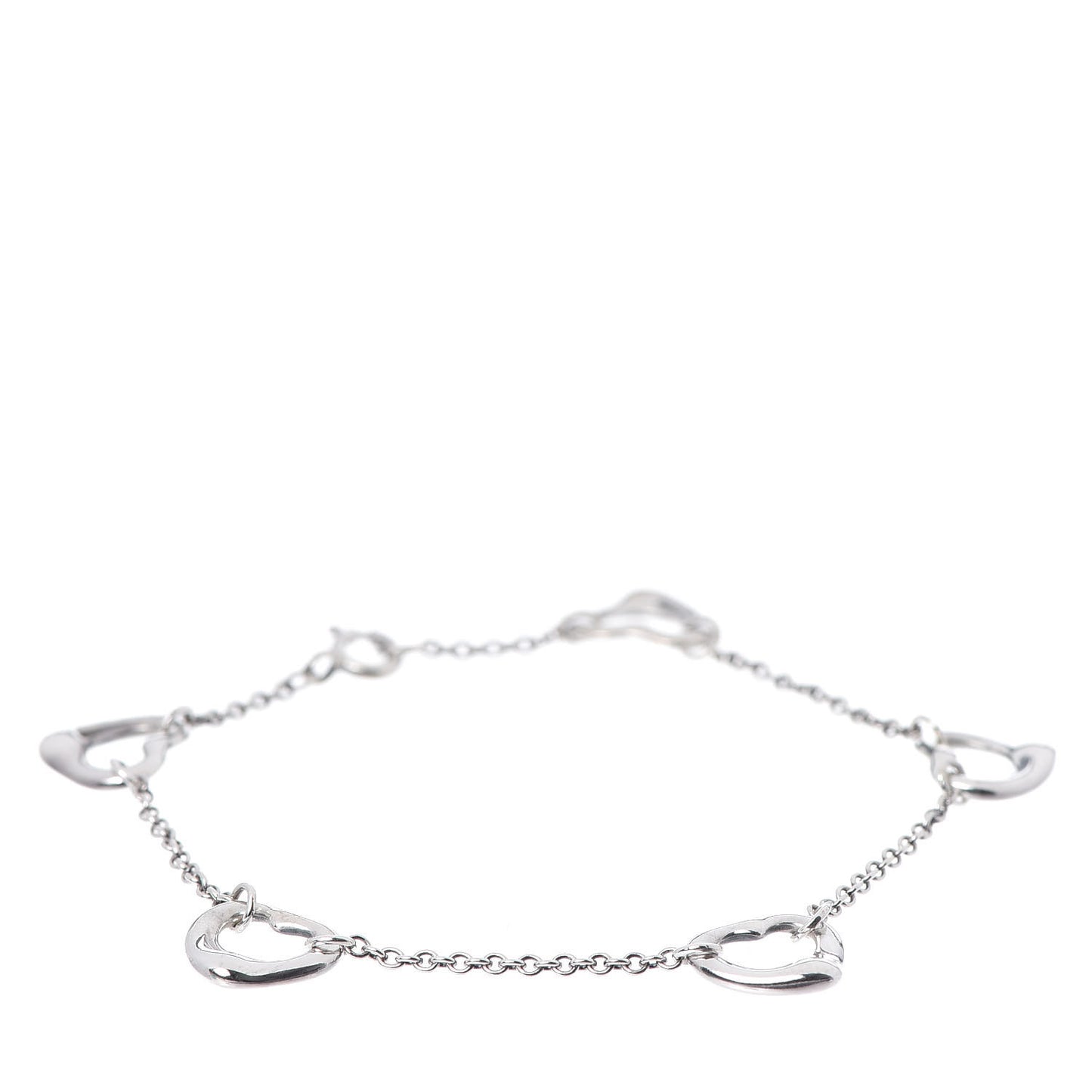 Sterling Silver Elsa Peretti Open Heart Bracelet