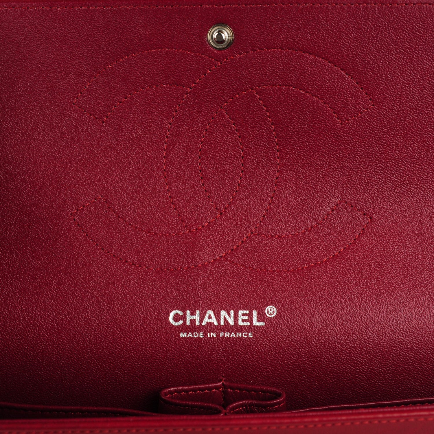 Chanel Patent Quilted Jumbo Double Flap Dark Red 6 of 8