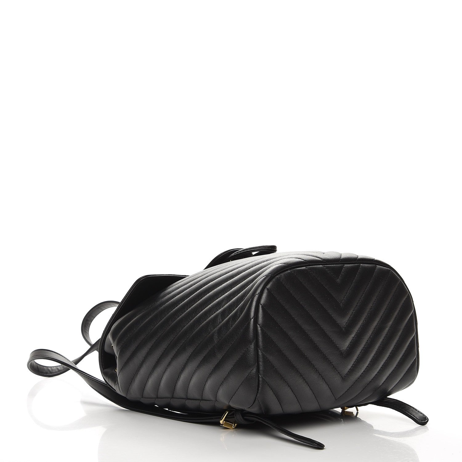 Chanel Calfskin Chevron Quilted Small Urban Spirit Backpack Black 4 of 8