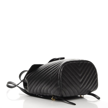 Chanel Calfskin Chevron Quilted Small Urban Spirit Backpack Black 4 of 8