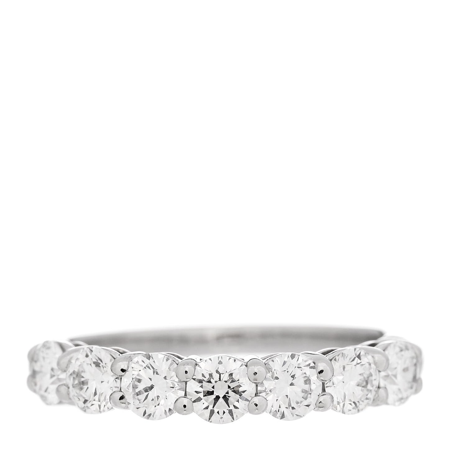 Platinum Diamond .91ctw 3.5mm Embrace Band Ring 52 6