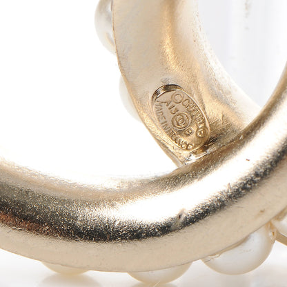 Chanel Pearl CC Brooch Gold 4 of 5