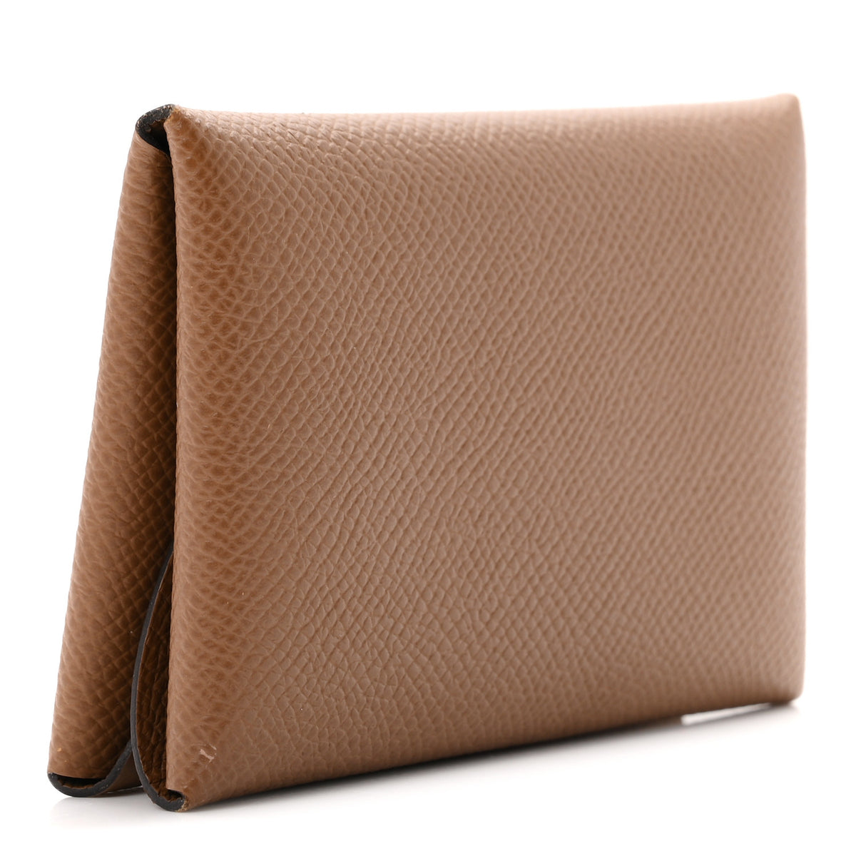 Hermes Epsom Calvi Duo Card Case Gold 3 of 8