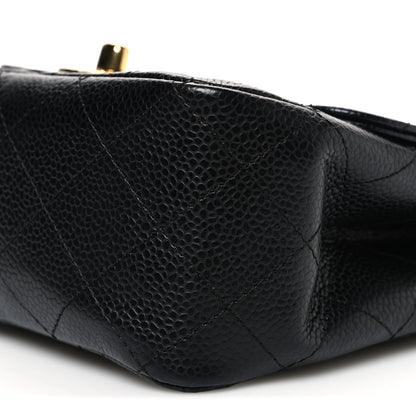 Chanel Caviar Quilted Mini Square Flap Black 9 of 11