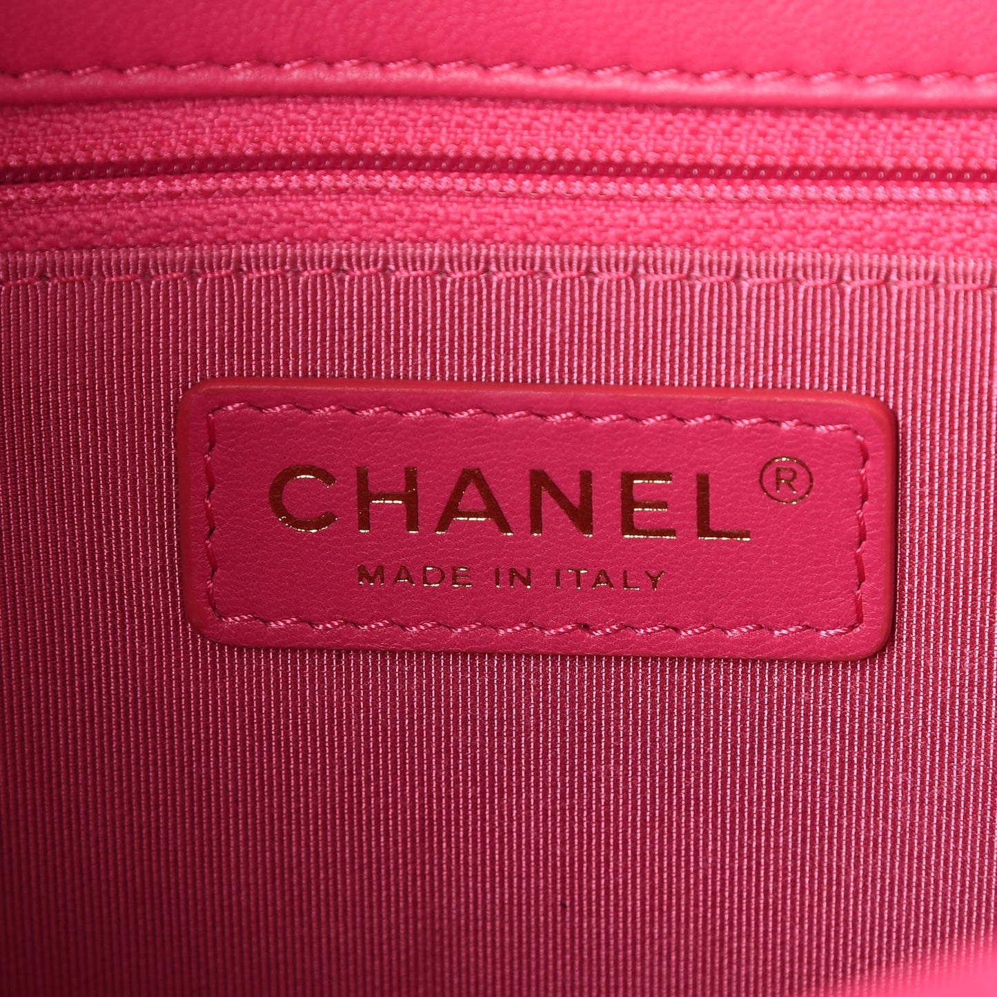 Lambskin Quilted Medium Mademoiselle Chic Flap Pink