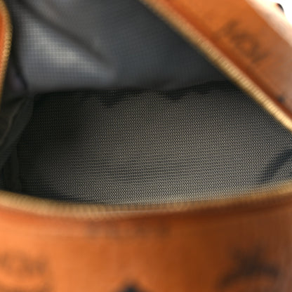 MCM Visetos Side Stud Mini Stark Backpack Cognac 5 of 9