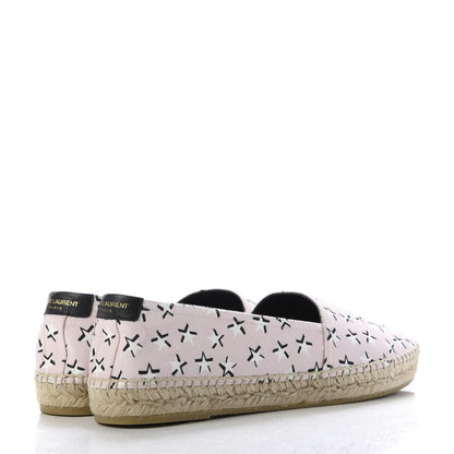 Saint Laurent Canvas Star Fun Espadrilles 38.5 Pink 4 of 10