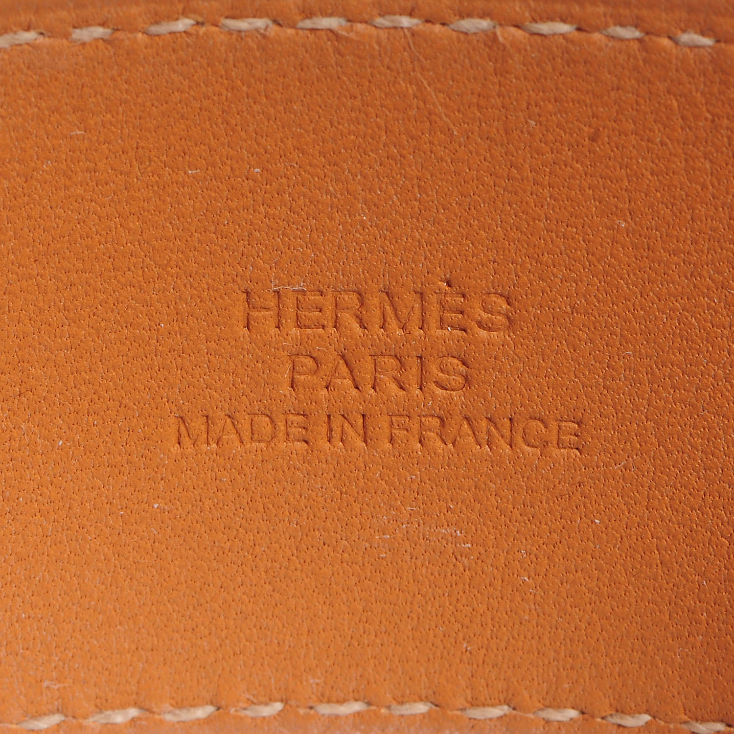Hermes Epsom Kelly Dog Bracelet White 5 of 7