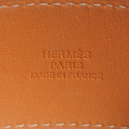 Hermes Epsom Kelly Dog Bracelet White 5 of 7