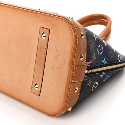 Louis Vuitton Monogram Multicolor Alma GM Black 8 of 11