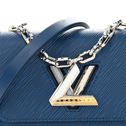 Louis Vuitton Epi Strass Enamel Monogram Twist Shoulder Bag PM Toledo Blue 8 of 15