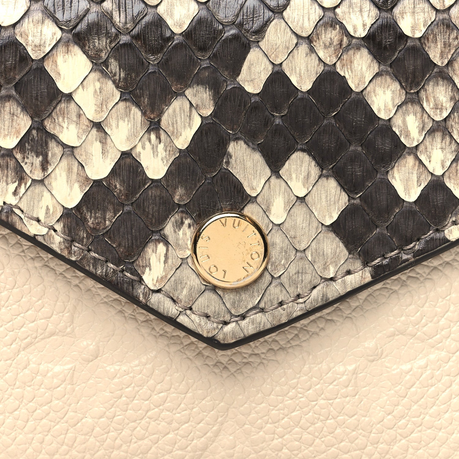 Louis Vuitton Snakeskin Empreinte Zoe Wallet Creme 8 of 8