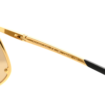 Louis Vuitton Metal LV Golden Mask Sunglasses Gold 6 of 7