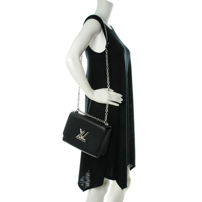 Louis Vuitton Epi Twist Shoulder Bag MM Black 2 of 7