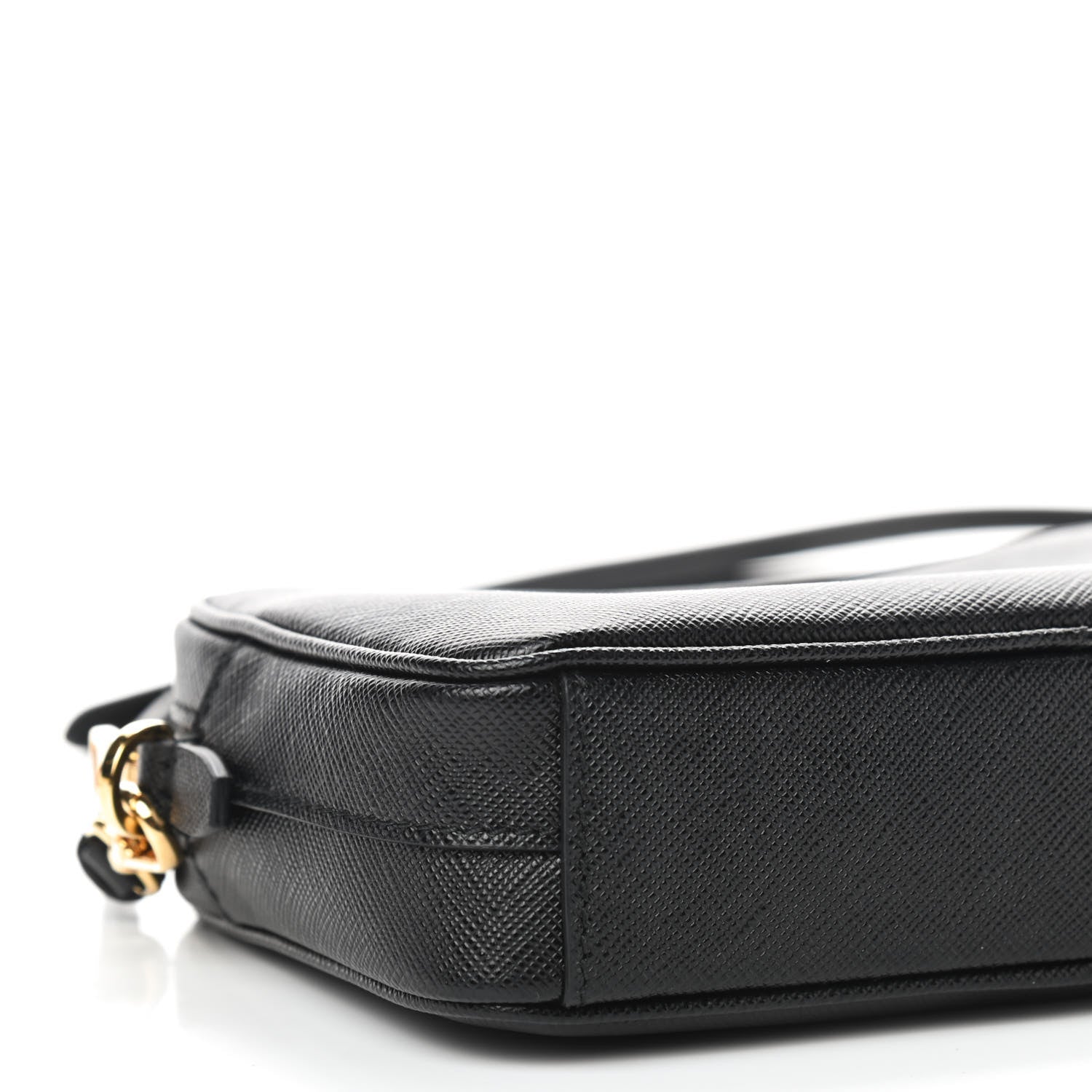 Prada Saffiano Lux Small Camera Crossbody Bag Black 6 of 8
