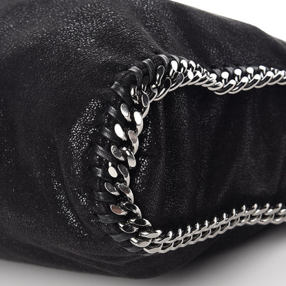 Stella McCartney Shaggy Deer Falabella Fold Over Tote Black 10 of 10