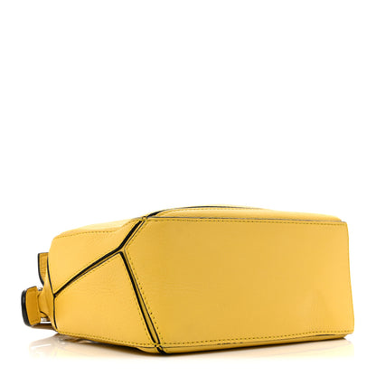 Loewe Calfskin Mini Puzzle Bag Yellow 4 of 13