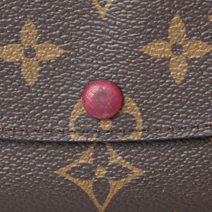 Louis Vuitton Monogram Emilie Wallet Fuchsia 8 of 8