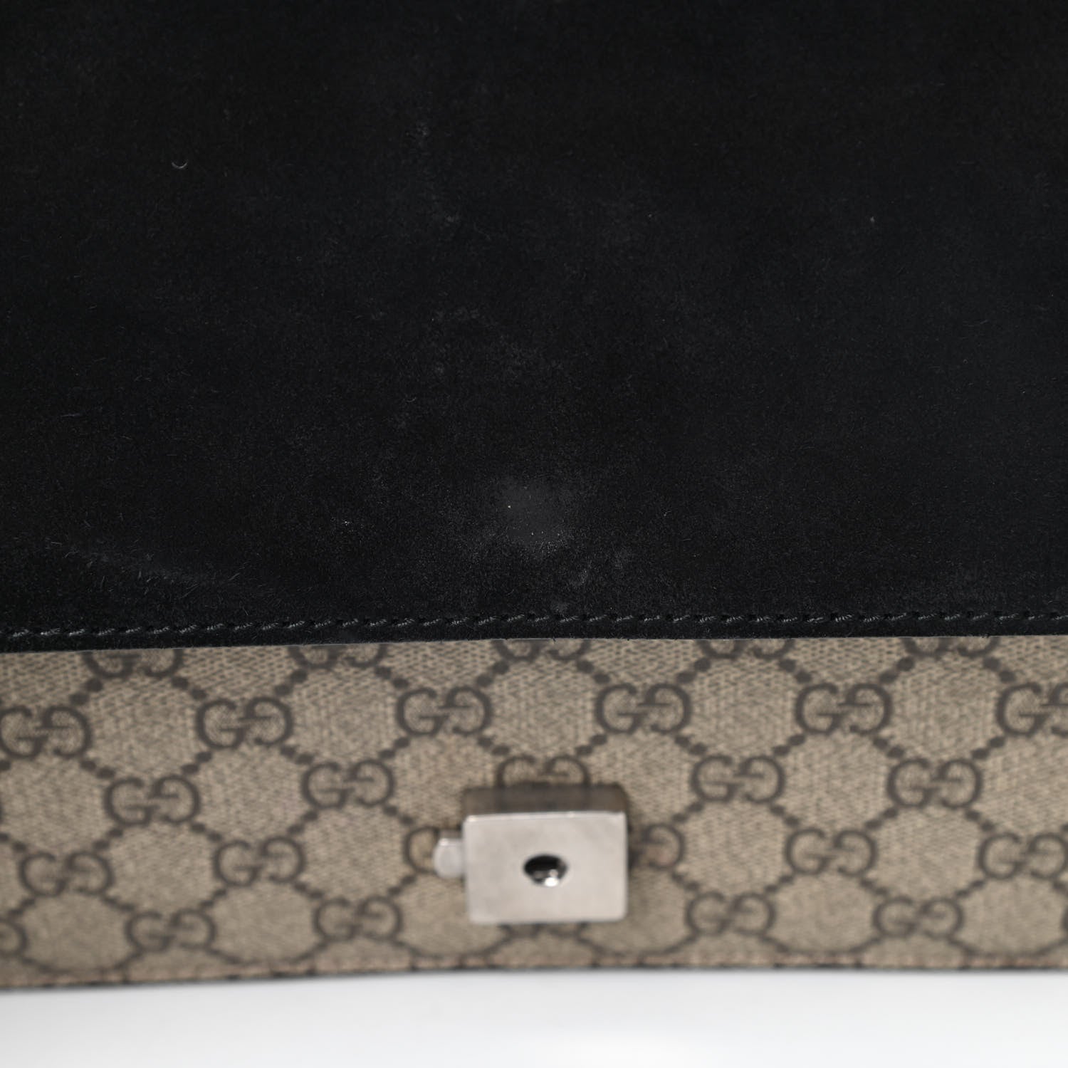 Gucci GG Supreme Monogram Medium Dionysus Shoulder Bag Black 11 of 16