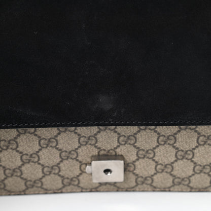 Gucci GG Supreme Monogram Medium Dionysus Shoulder Bag Black 11 of 16