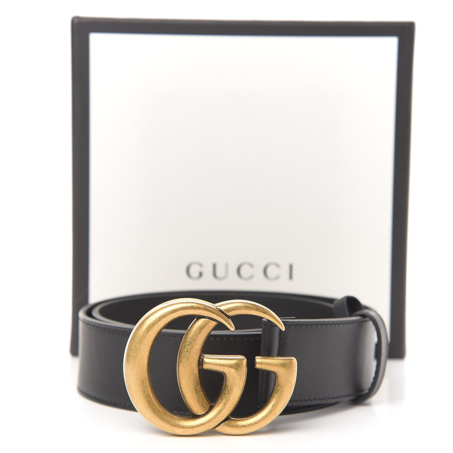 Calfskin Double G 40mm Belt 75 30 Black