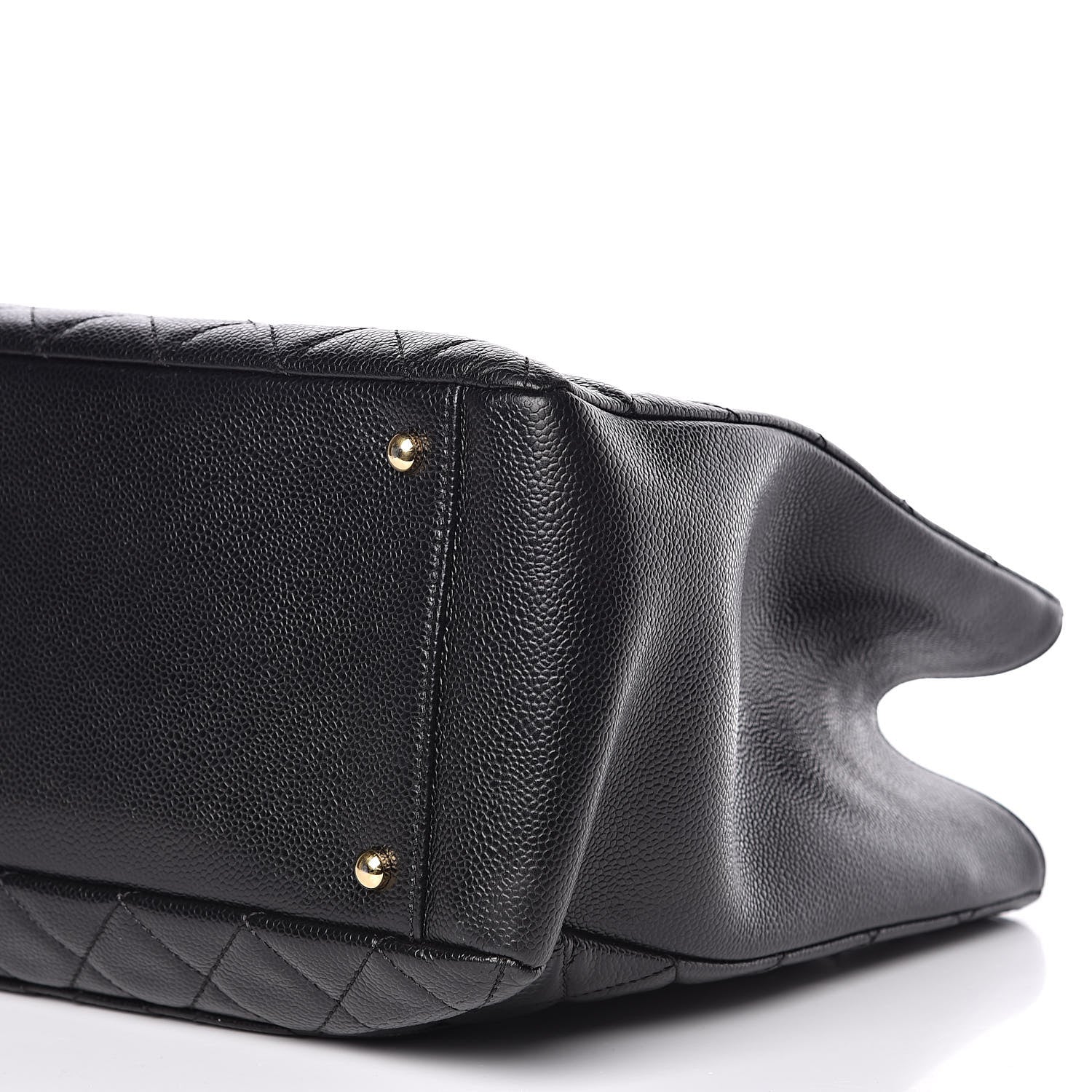 Chanel Caviar Quilted XL Grand Shopping Tote GST Black 10 of 11