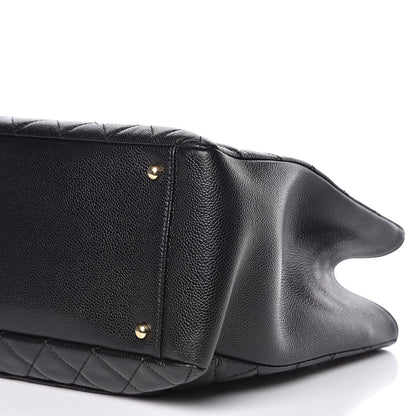 Chanel Caviar Quilted XL Grand Shopping Tote GST Black 10 of 11