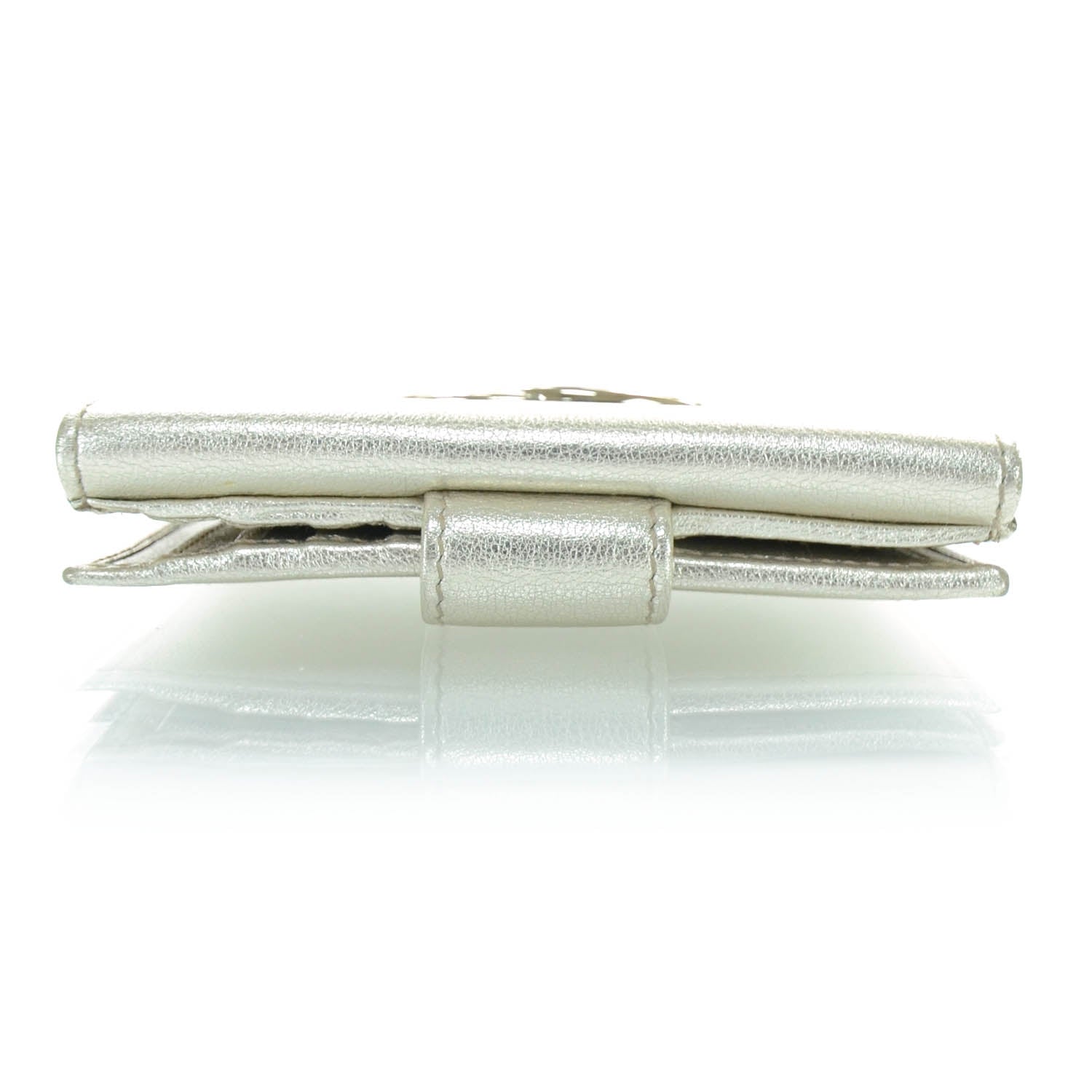 Gucci Leather Compact Britt Wallet Metallic 4 of 10