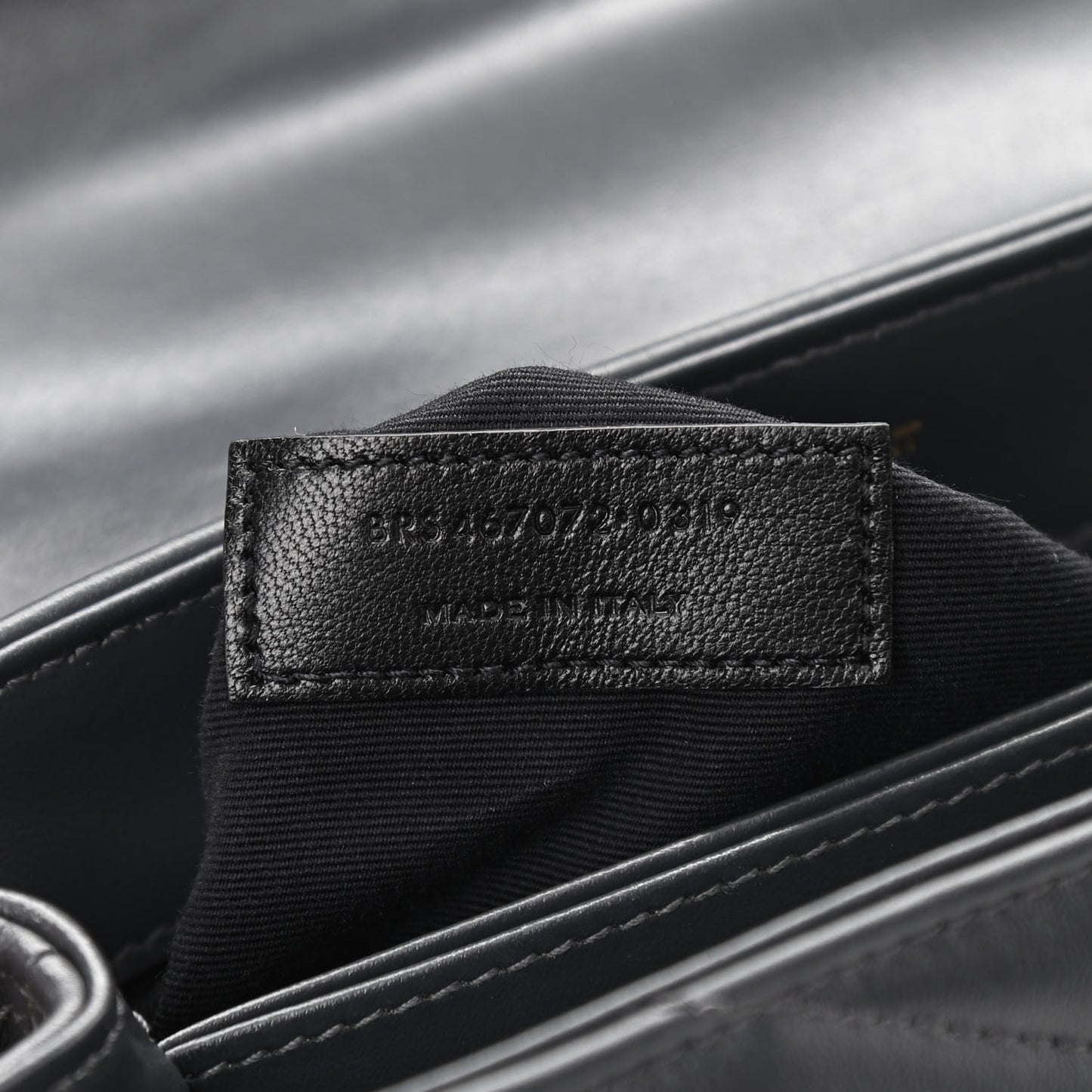 Calfskin Y Quilted Monogram Toy Loulou Crossbody Bag Graphite