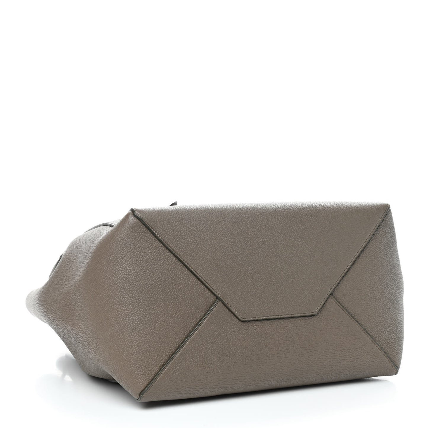 Soft Grained Calfskin Small Belt Cabas Phantom Taupe