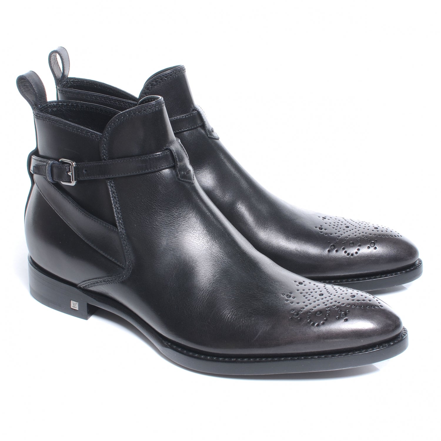 Louis Vuitton Leather Himalaya Ankle Boots 7 Black 3 of 8