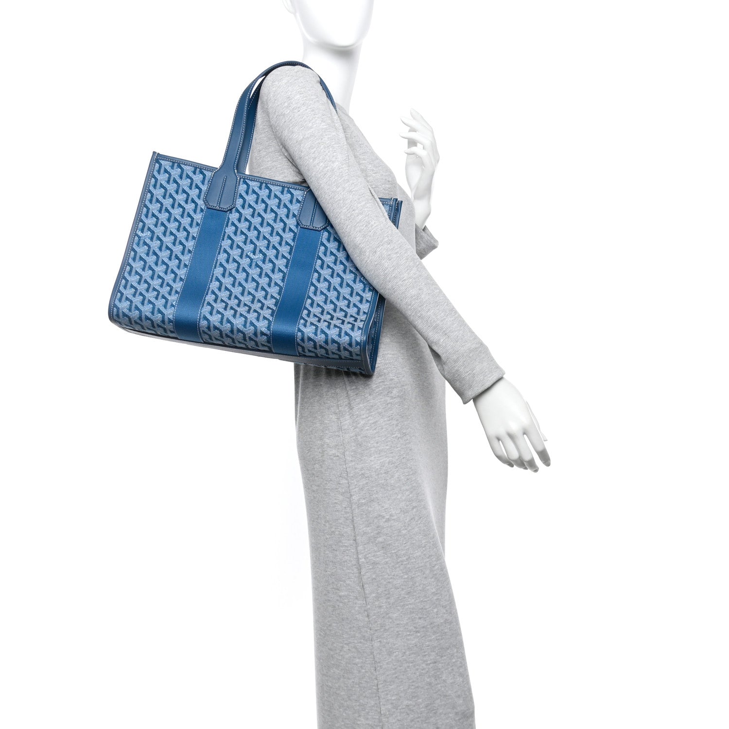 Goyard Goyardine Villette PM Tote Ocean Blue 2 of 10
