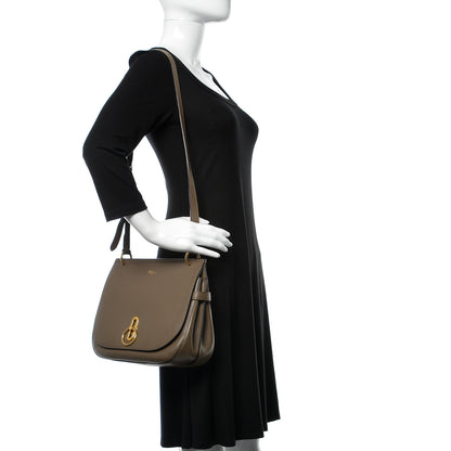 Mulberry Small Classic Grain Amberley Satchel Solid Grey 2 of 8