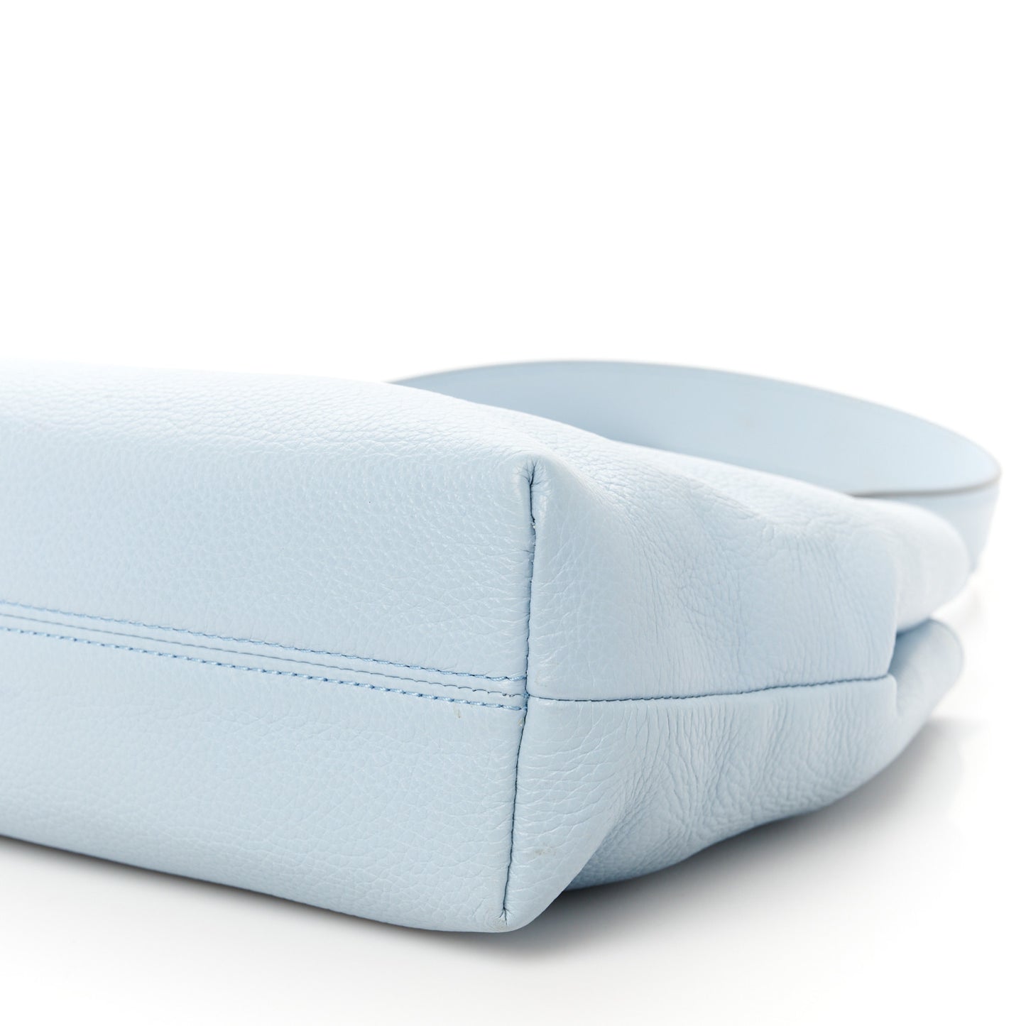 Calfskin Vitello Virtus Hobo Light Blue
