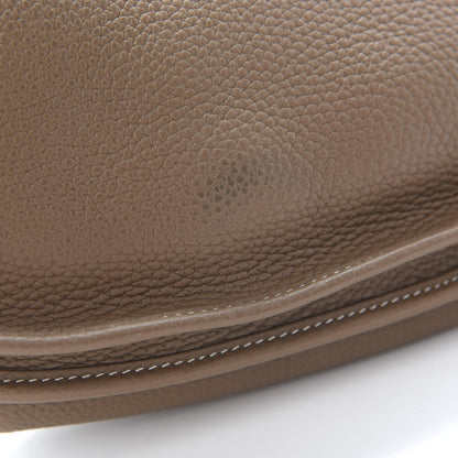 Hermes Taurillon Clemence Evelyne III PM Etoupe 10 of 10