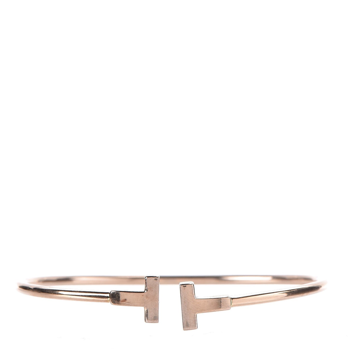 18K Rose Gold T Wire Bracelet