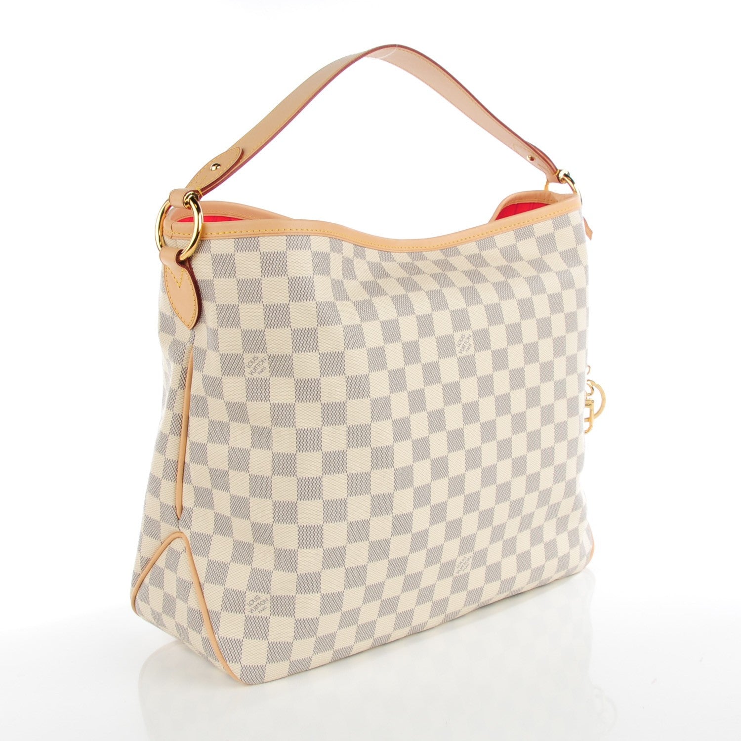 Louis Vuitton Damier Azur Delightful MM Pink 3 of 8
