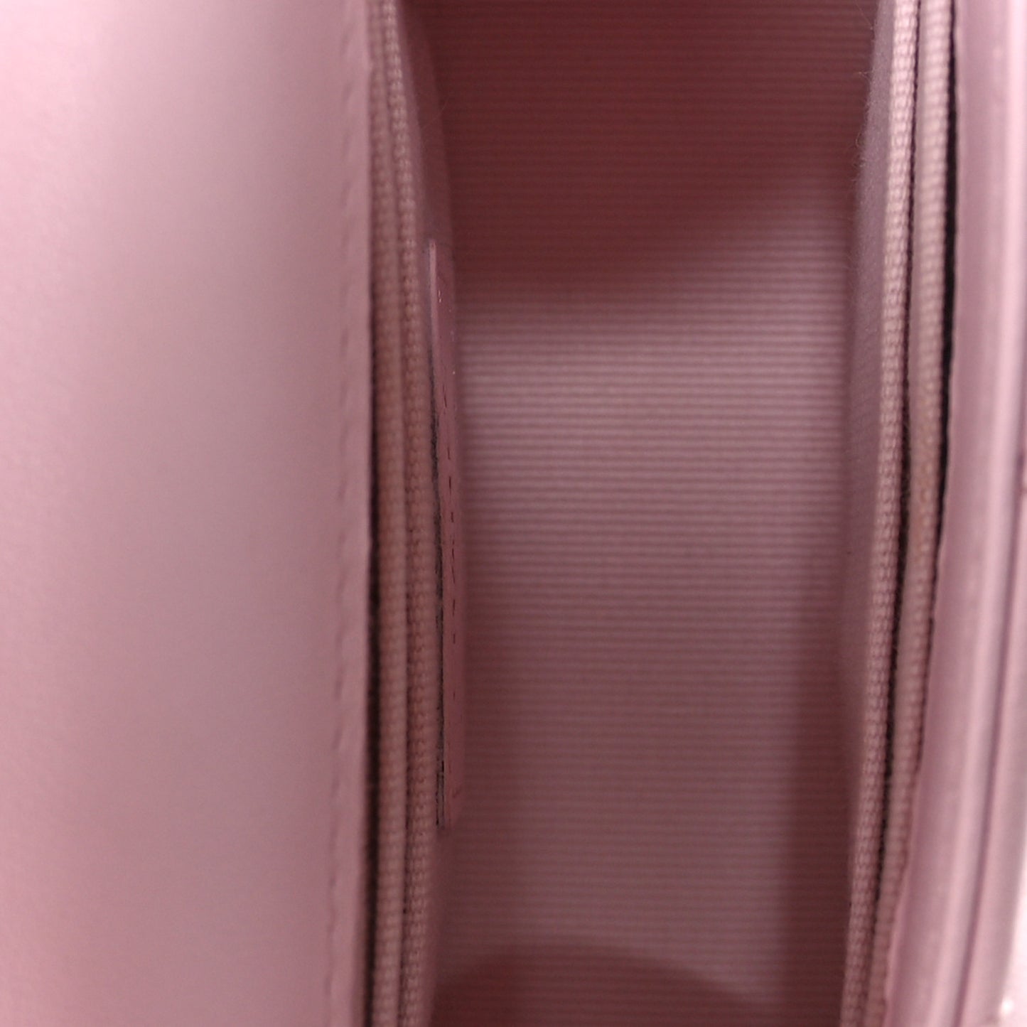 Lambskin Quilted Top Handle Clutch With Chain Light Pink
