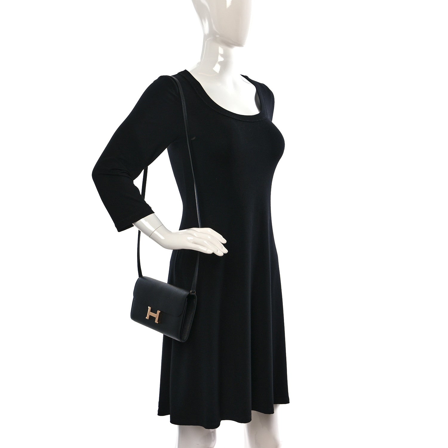 Hermes Epsom Constance Wallet To Go Black 2 of 11