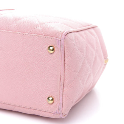 Chanel Caviar Quilted Large Bowler Pink 5 of 13