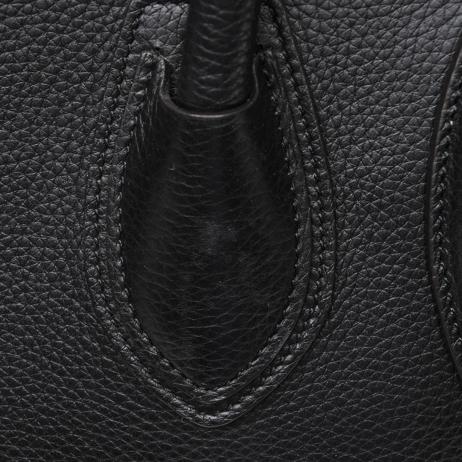Celine Drummed Calfskin Mini Luggage Black 8 of 8