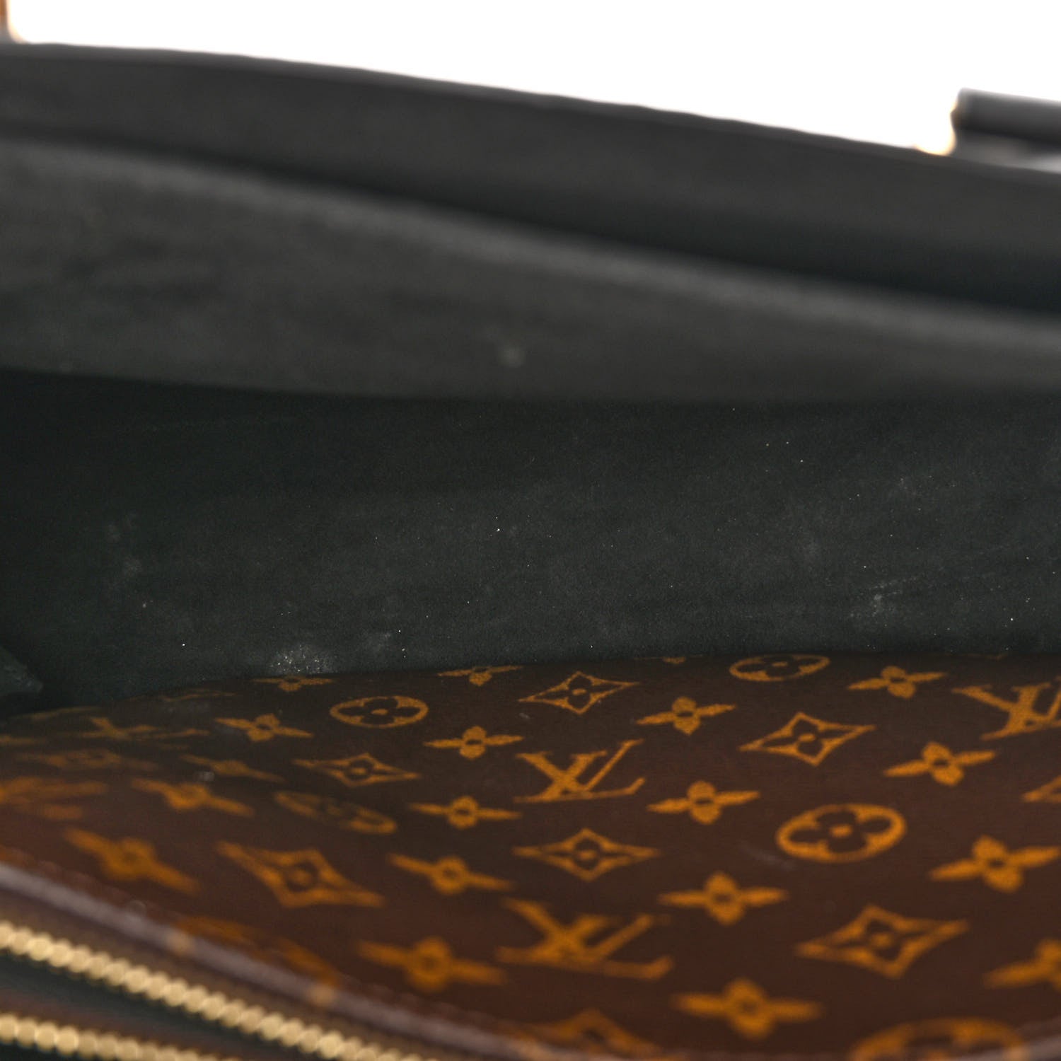 Louis Vuitton Monogram Flower Tote Black 5 of 9