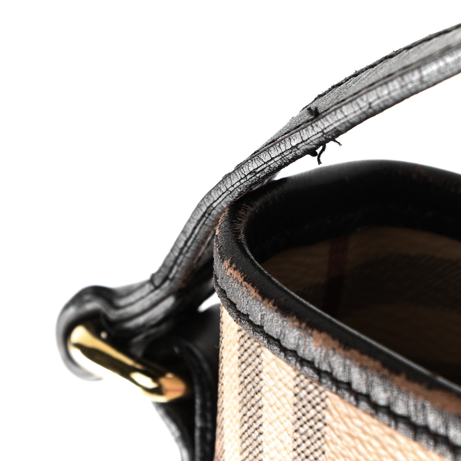 Burberry Haymarket Check Large Canterbury Tote Chocolate 12 of 14