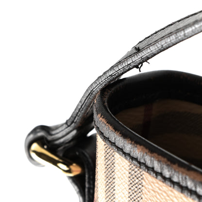 Burberry Haymarket Check Large Canterbury Tote Chocolate 12 of 14
