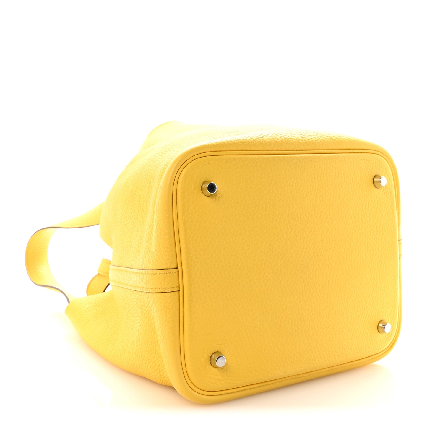 Taurillon Clemence Picotin Lock 22 MM  Jaune De Naples