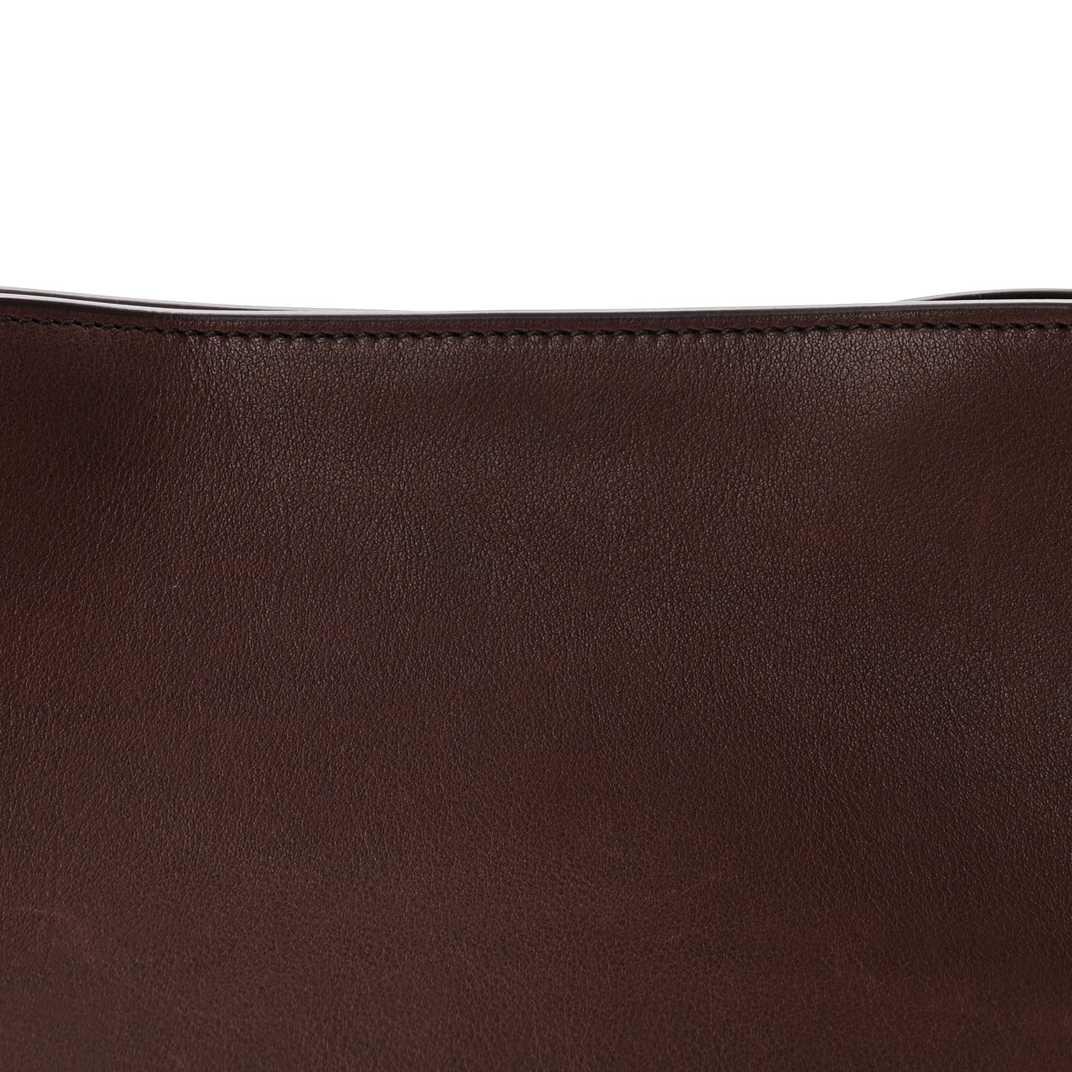 The Row Polished Saddle Calfskin Peggy Clutch Burgundy 7 of 9