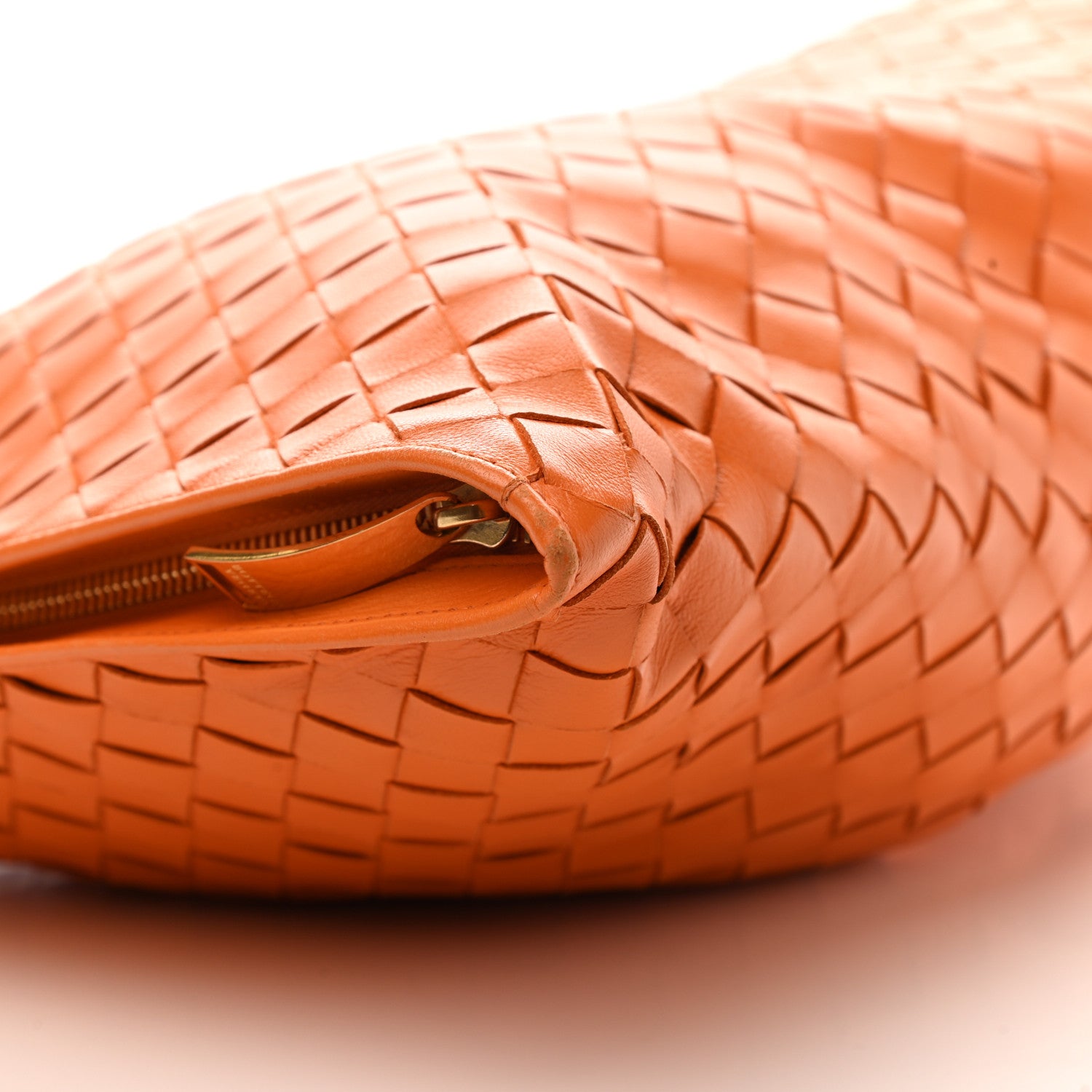 Bottega Veneta Nappa Intrecciato BV Twist Orange 9 of 9