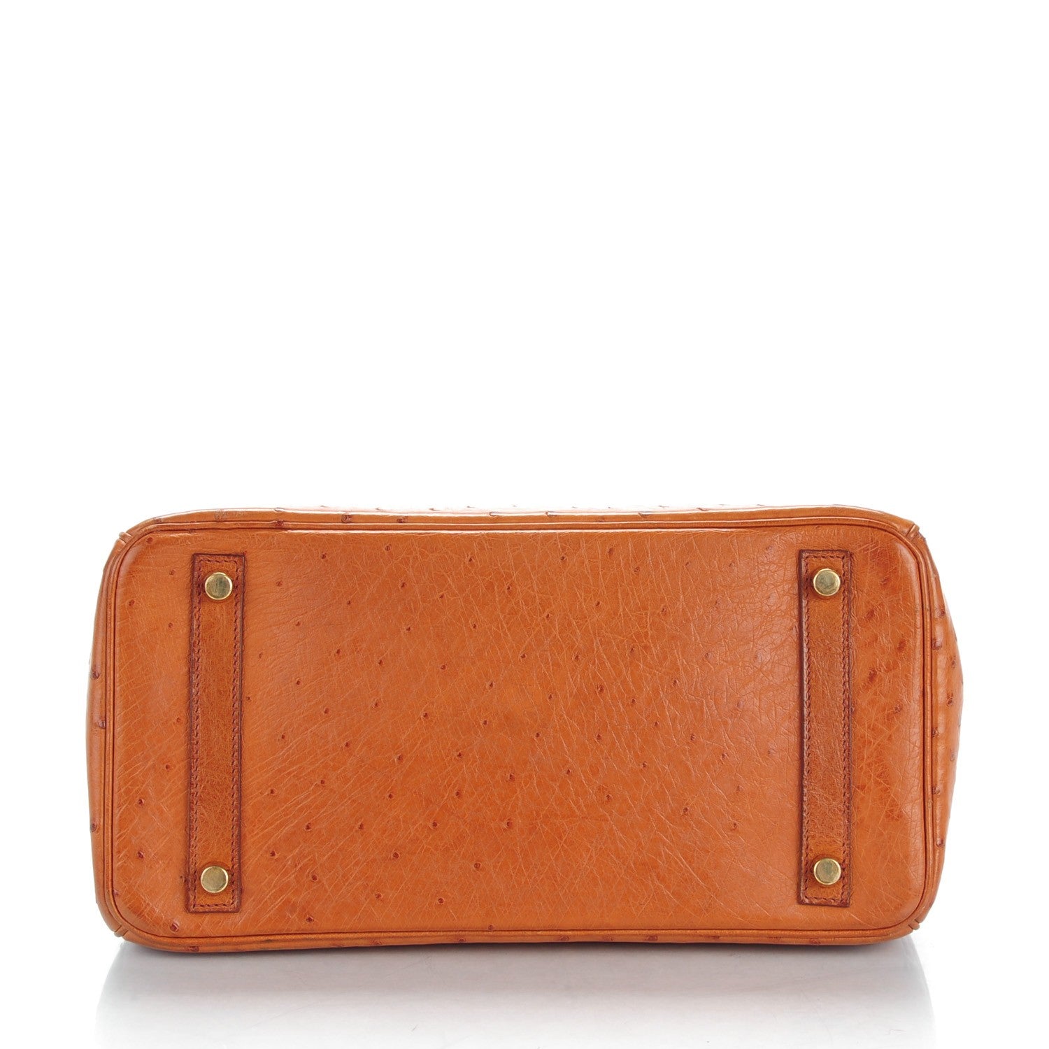 Hermes Ostrich Birkin 30 Cognac 6 of 26