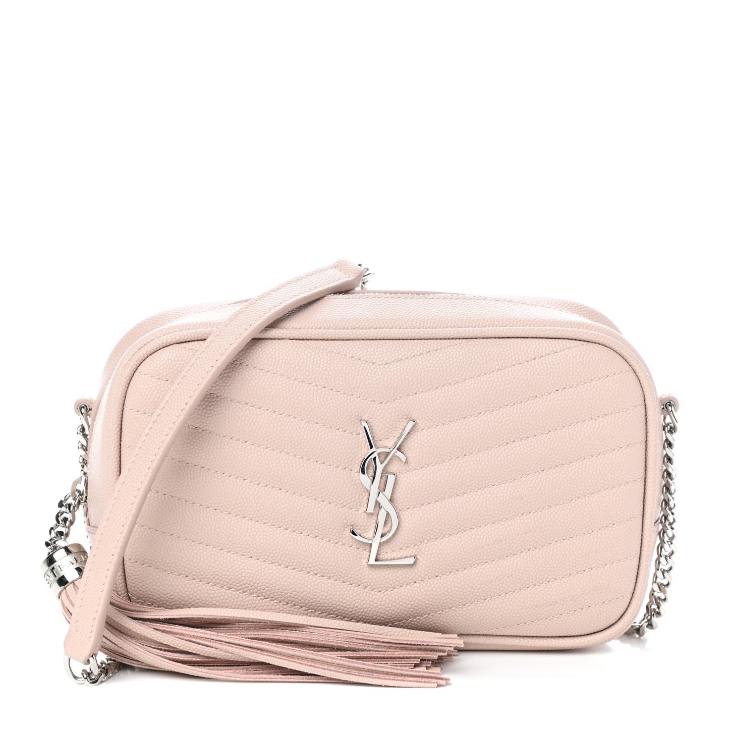 Grain De Poudre Matelasse Monogram Mini Lou Camera Bag Marble Pink