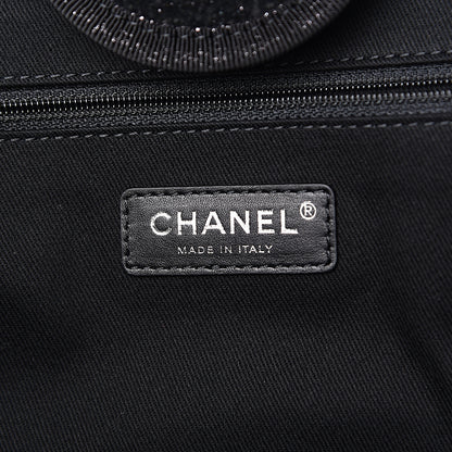 Chanel Lurex Boucle Medium Deauville Tote Black 7 of 11